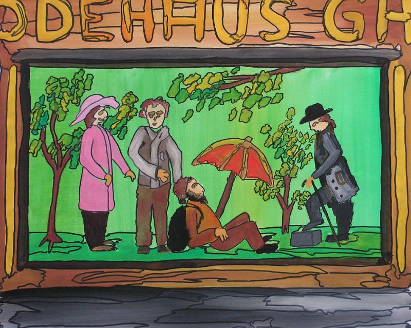 Schaufenster, 1987, Tempera-Karton, 48x38.jpg